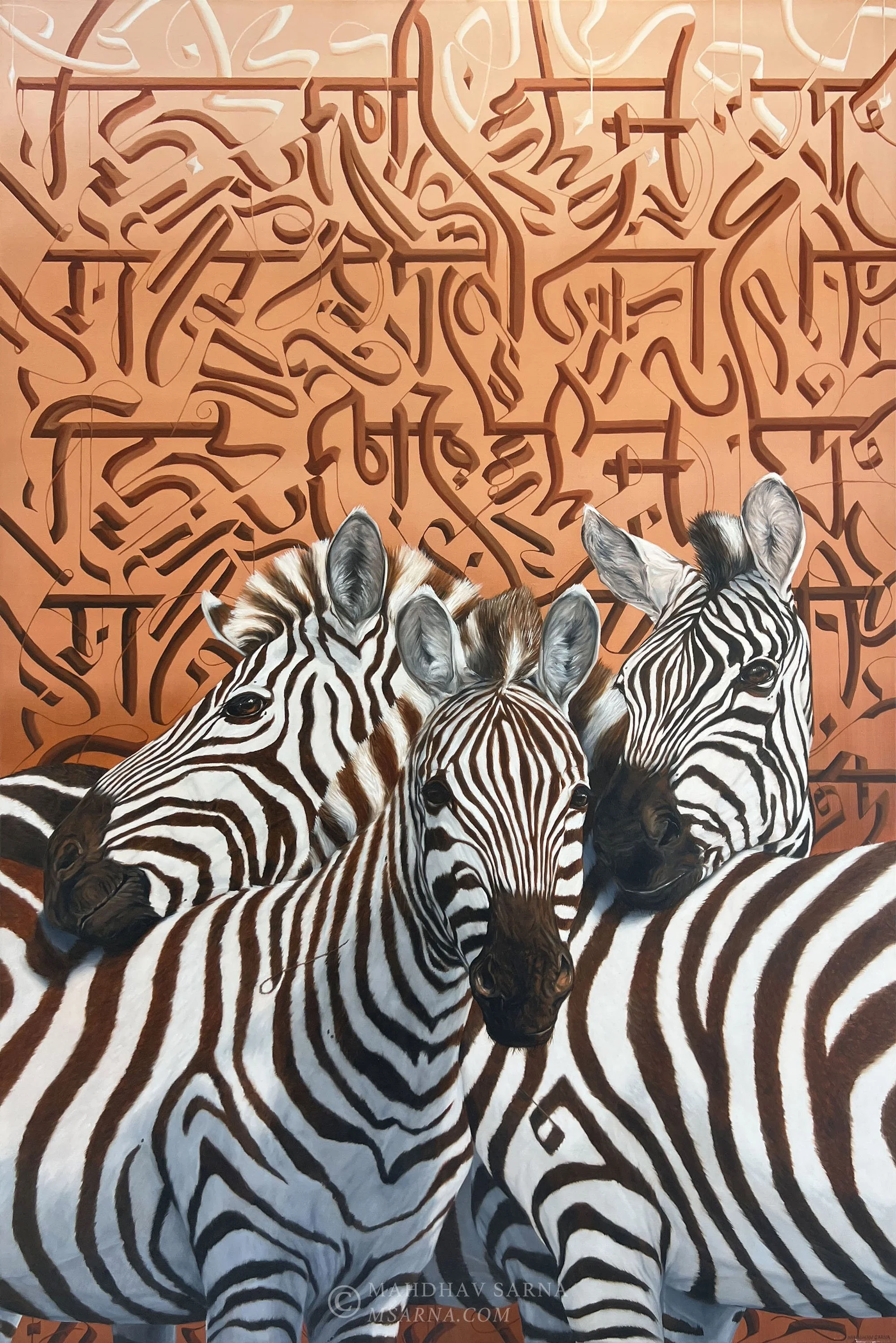 Zebra Painting | THDD — Mahdhav Sarna